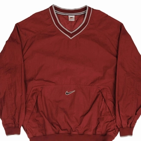 VINTAGE NIKE CENTER SWOOSH PULLOVER WINDBREAKER JACKET 1990S SIZE XL Thermal Shield Compression Friendly Fit