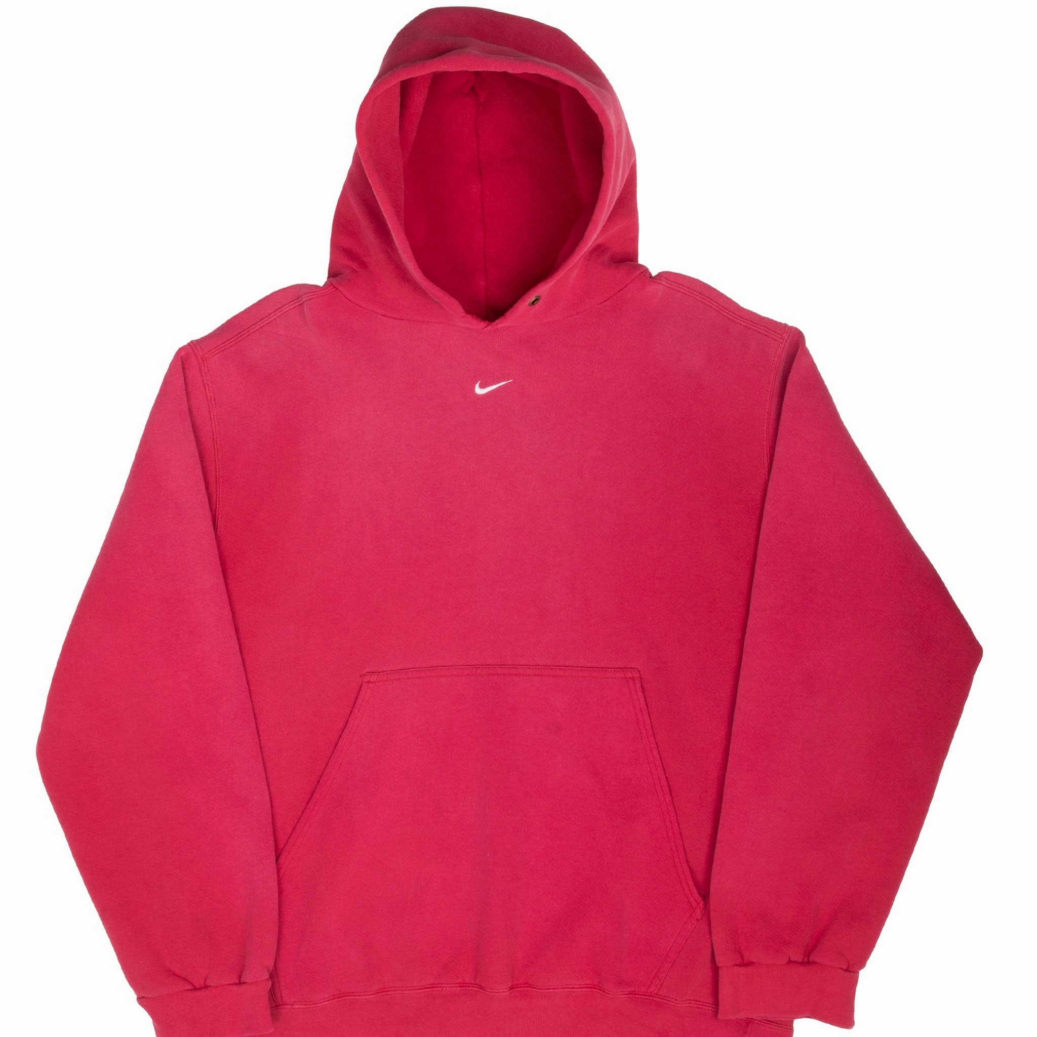 product yoga friendliness Layered Fit VINTAGE NIKE CENTER SWOOSH TRAVIS SCOTT RED HOODIE SWEATSHIRT 1990S LARGE