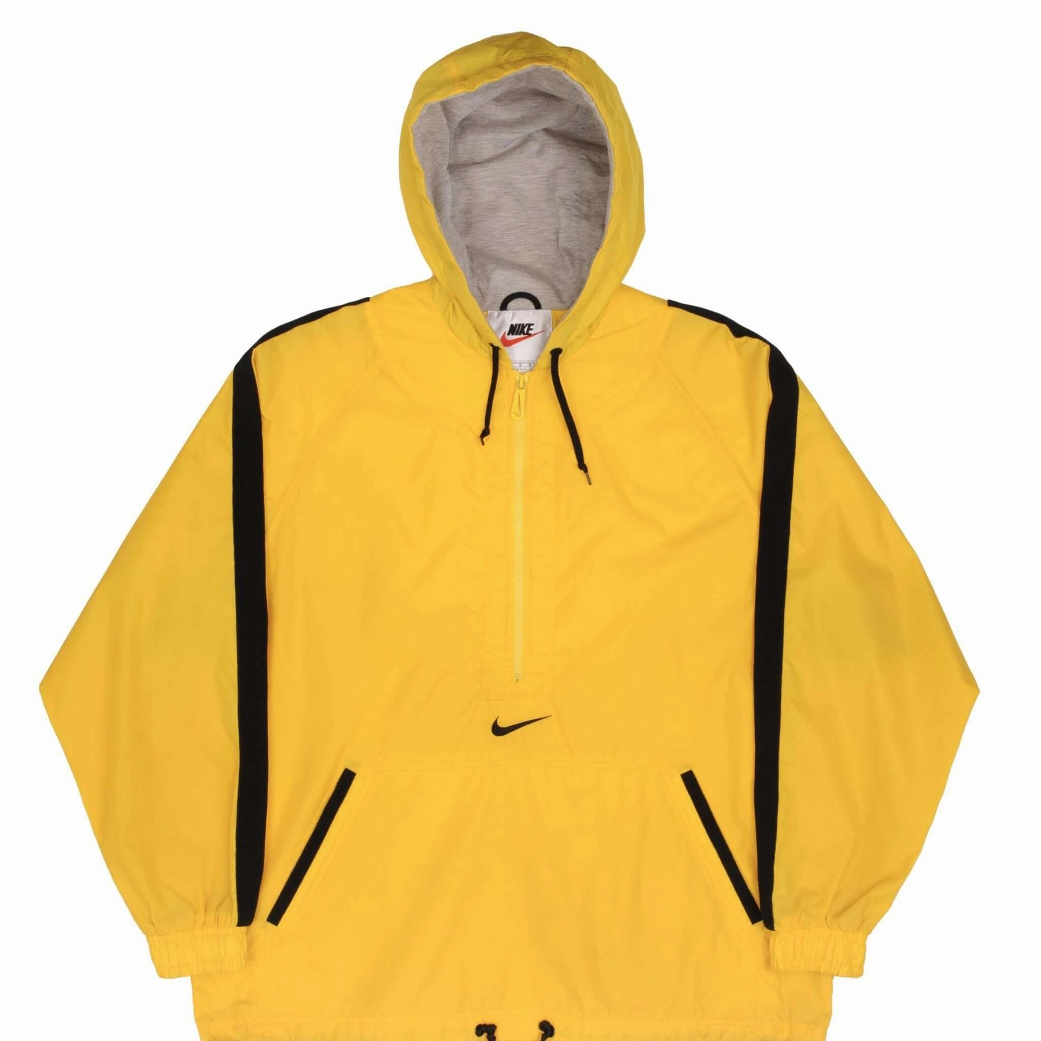 Floss Participate VINTAGE NIKE CENTER SWOOSH WINDBREAKER PULLOVER JACKET 1990S SIZE LARGE