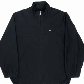 VINTAGE NIKE CLASSIC SWOOSH BLACK WINDBREAKER JACKET 2000S 2XL Checkered Price