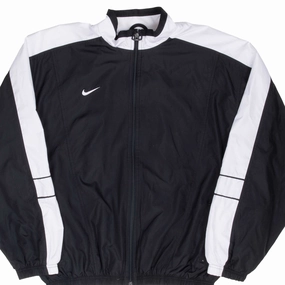 Journal VINTAGE NIKE CLASSIC SWOOSH BLACK WINDBREAKER JACKET 2000S LARGE