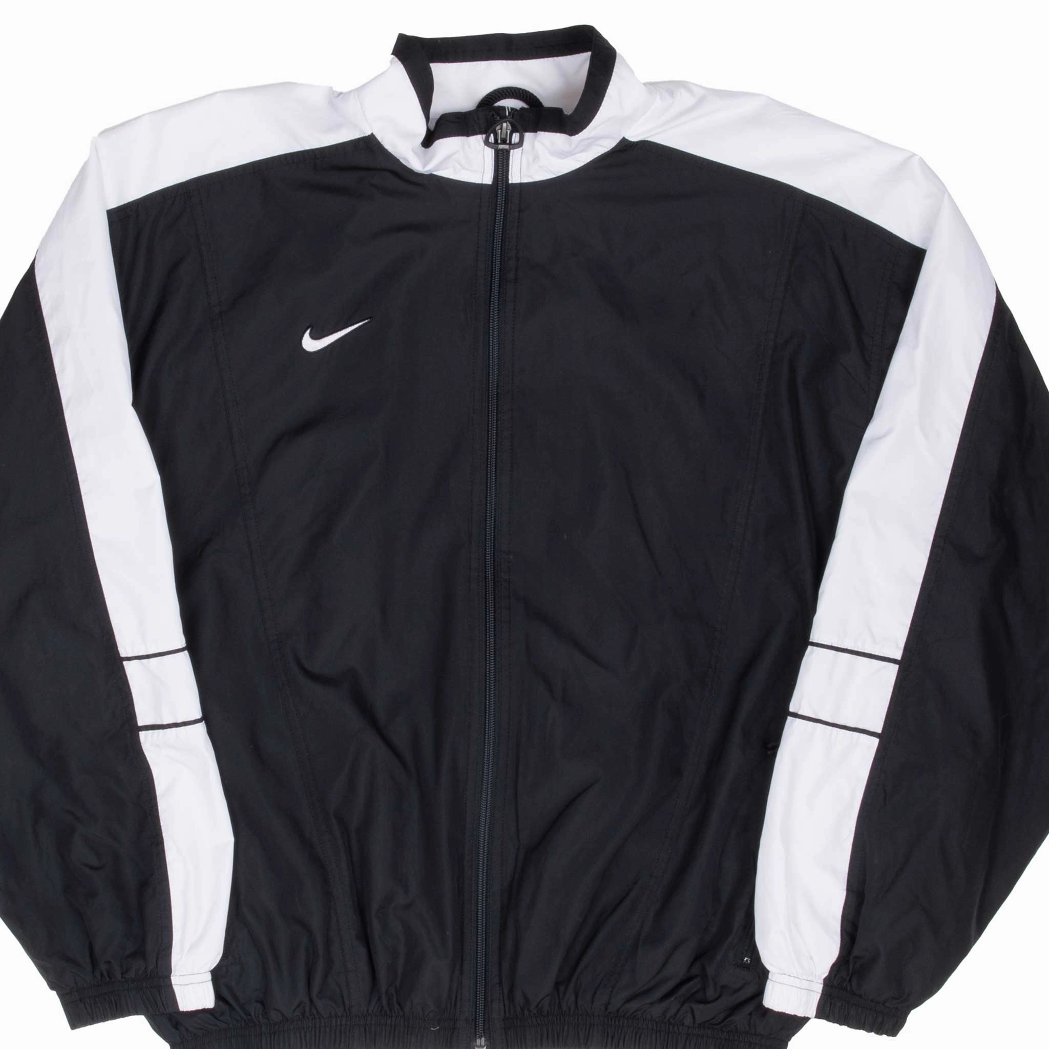Journal VINTAGE NIKE CLASSIC SWOOSH BLACK WINDBREAKER JACKET 2000S LARGE