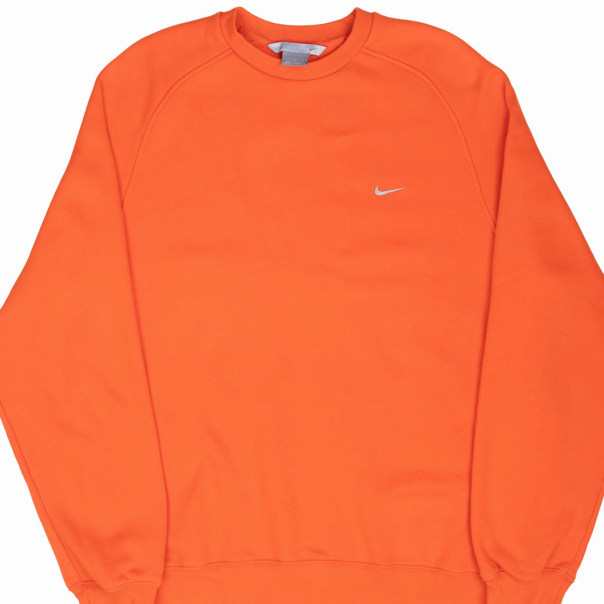 product holiday wearability VINTAGE NIKE CLASSIC SWOOSH ORANGE SWEATSHIRT 2000S LARGE