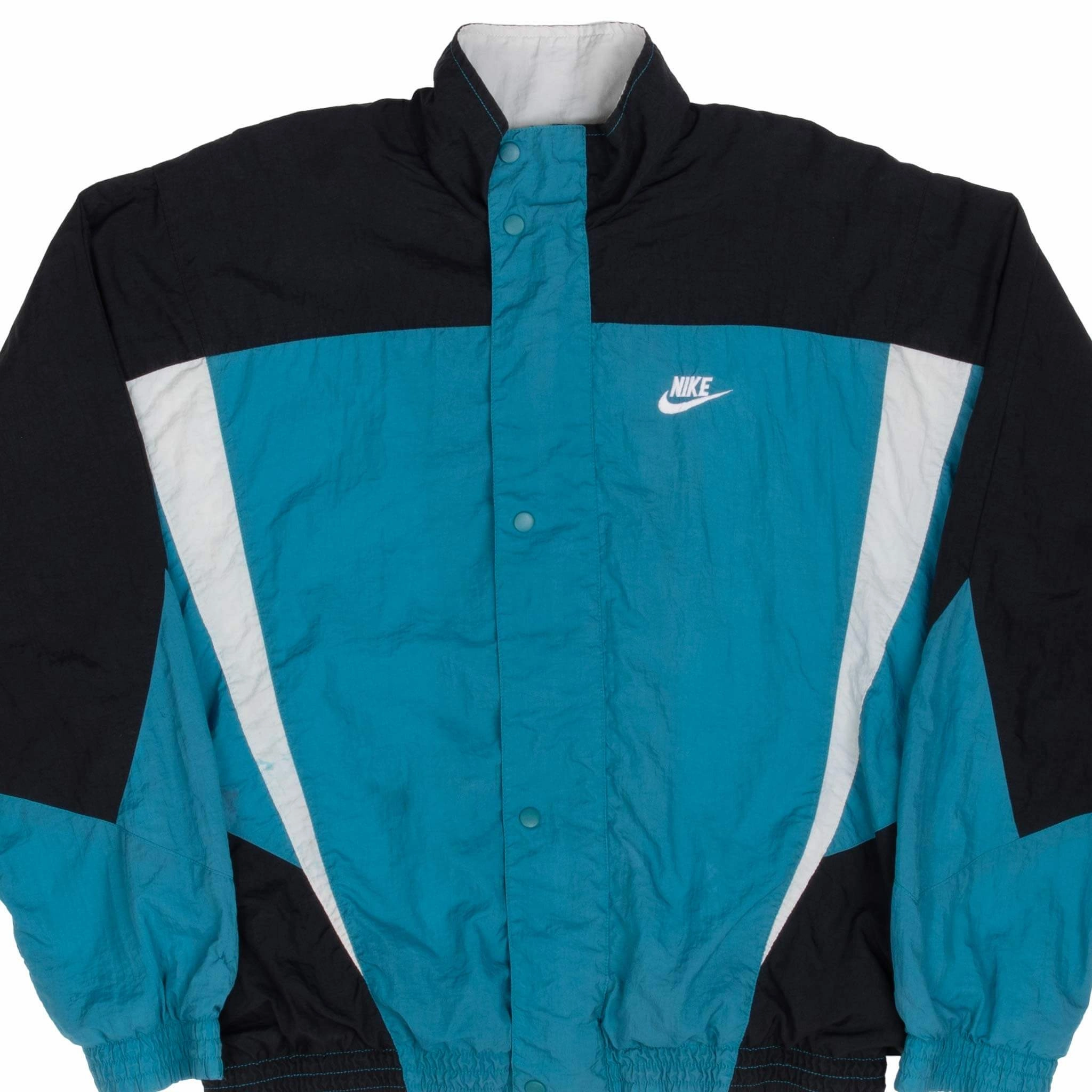 VINTAGE NIKE CLASSIC SWOOSH WINDBREAKER JACKET 1980S SIZE LARGE Thermal Base