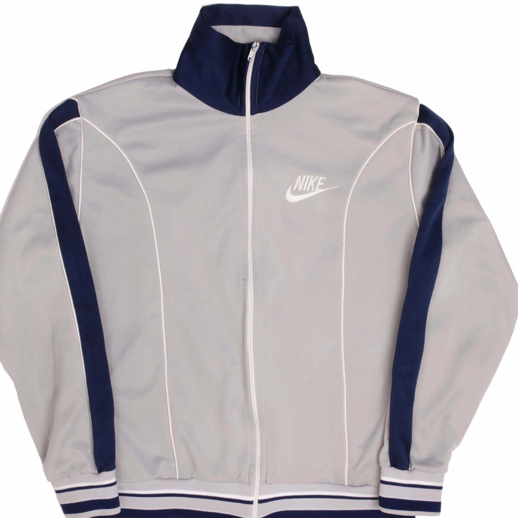 Stylish Design VINTAGE NIKE GREY TRACK JACKET SIZE MEDIUM 1978- 1983