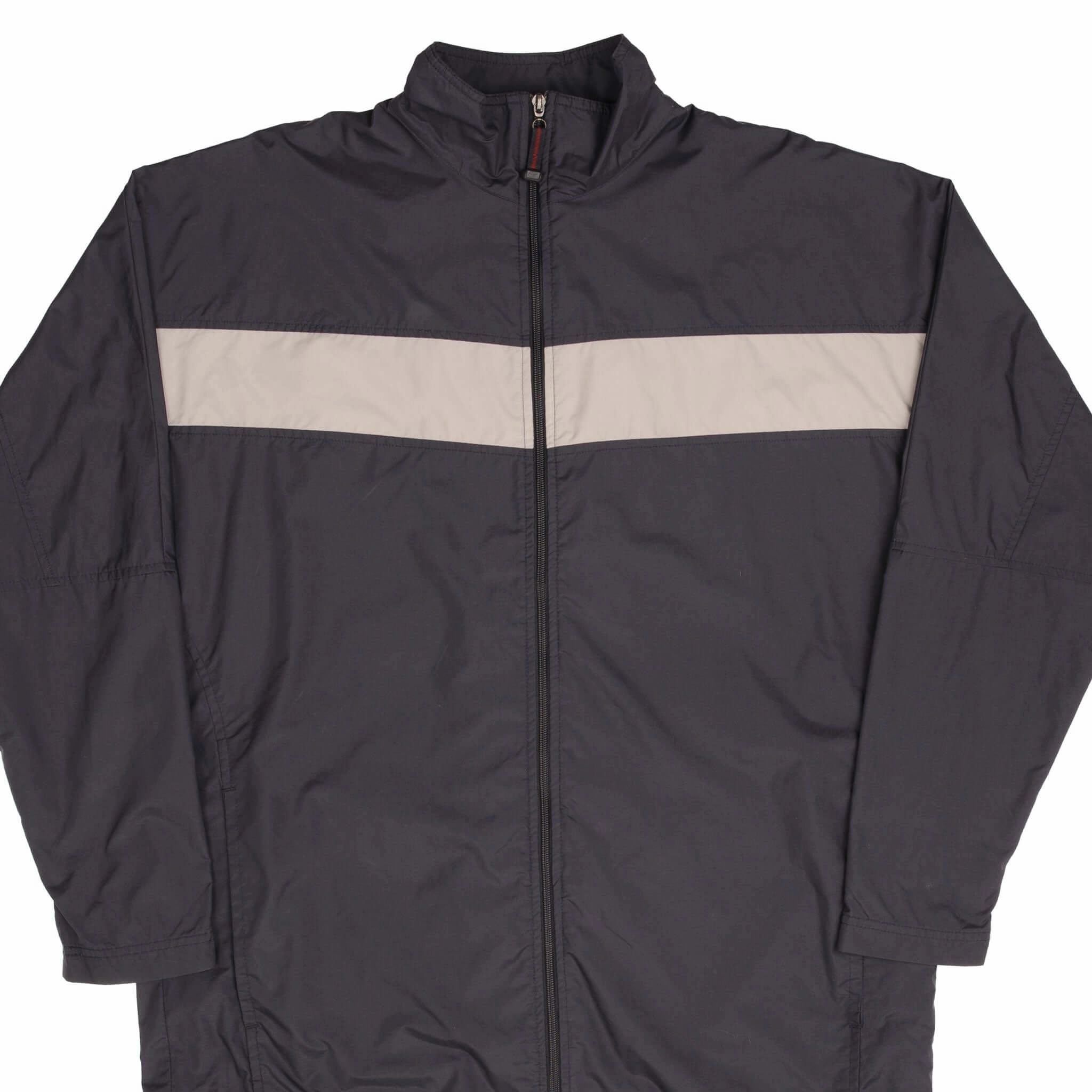 VINTAGE NIKE GREY WINDBREAKER JACKET 2000S SIZE XL Listen