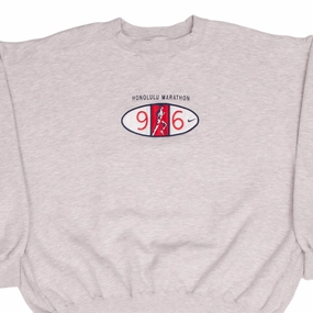 VINTAGE NIKE HONOLULU MARATHON 1996 HEAVY WEIGHT SWEATSHIRT SIZE LARGE Street Wear