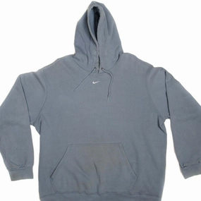 Tall Length VINTAGE NIKE HOODIE SWEATSHIRT SIZE XL CENTER SWOOSH 2000S