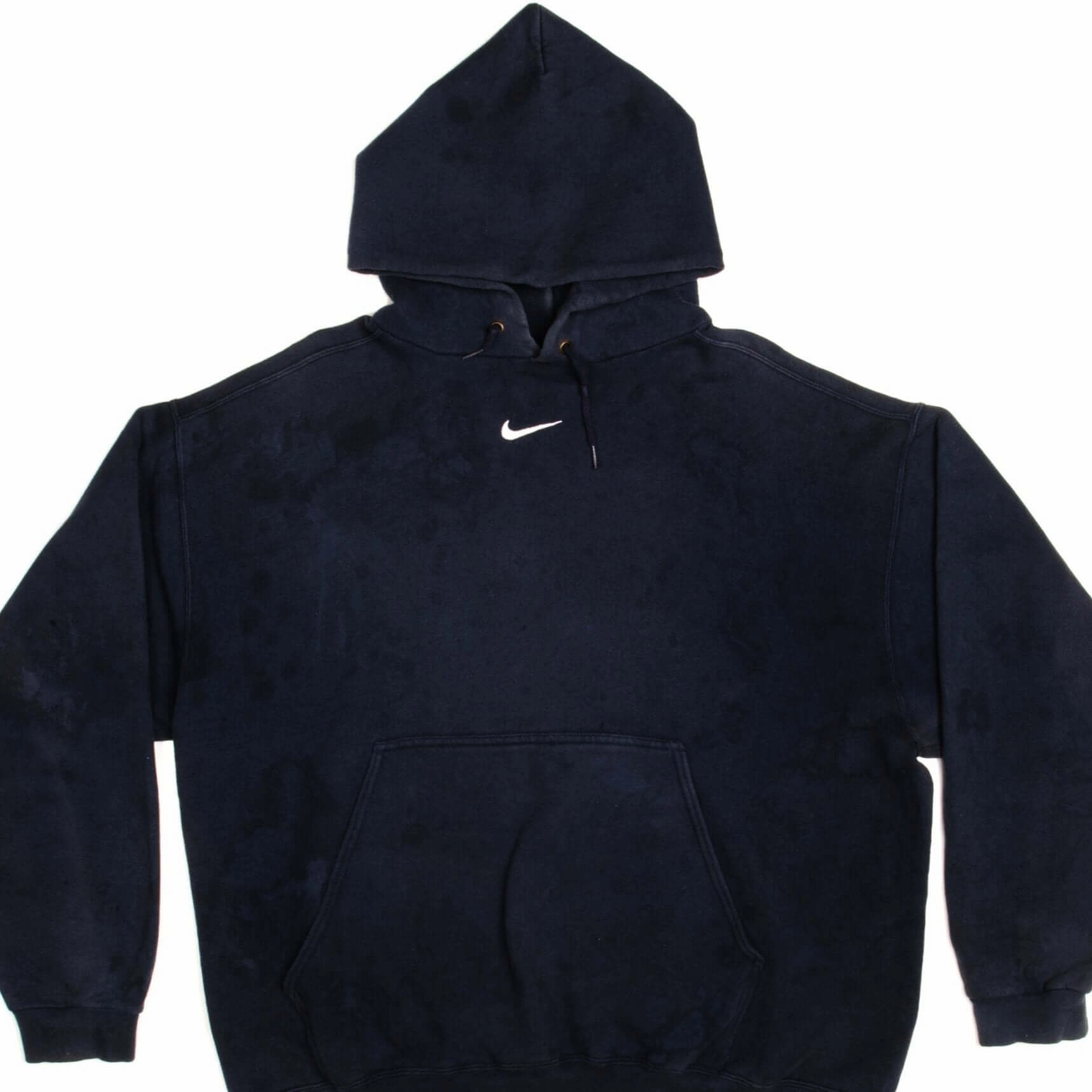 VINTAGE NIKE HOODIE SWOOSH SWEATSHIRT 1990s SIZE XL MADE IN USA Travis Scott product marketing