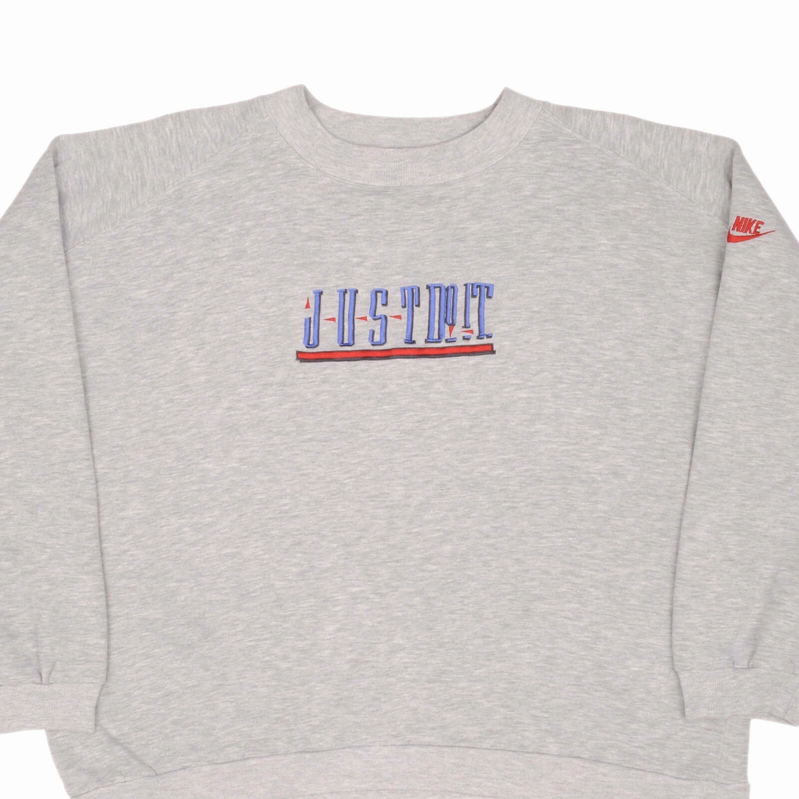 VINTAGE NIKE JUST DO IT SPELLOUT GREY SWEATSHIRT 1980S SIZE 2XL product customization options