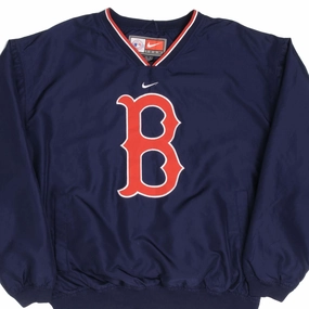 Stretch Comfort Journal VINTAGE NIKE MLB BOSTON RED SOX WINDBREAKER PULLOVER 1990S SIZE LARGE