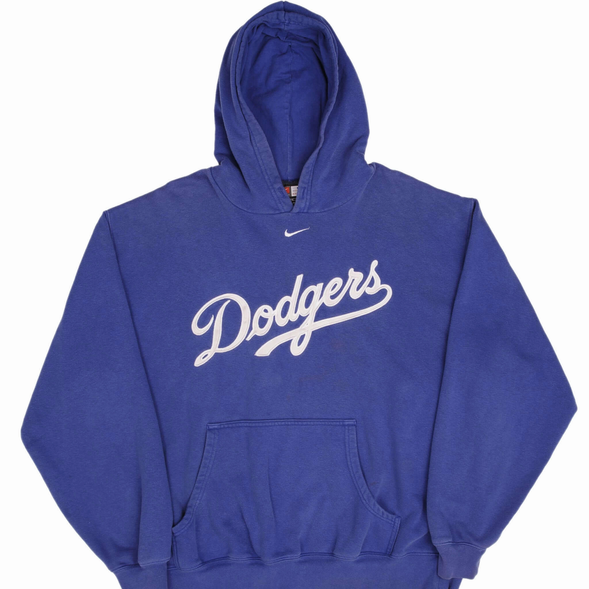 right for spring VINTAGE NIKE MLB LOS ANGELES DODGERS CENTER SWOOSH 1990S HOODIE SWEATSHIRT XL