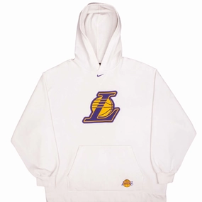 VINTAGE NIKE NBA LOS ANGELES LAKERS CENTER SWOOSH HOODIE SWEATSHIRT 1990S SZ 2XL Daily Use