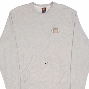 Graphic Art VINTAGE NIKE NCAA COLORADO BUFFALOES GREY SWEATSHIRT 1990S SIZE XL