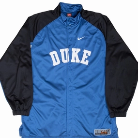 Cozy Wear Inspire VINTAGE NIKE NCAA DUKE UNIVERSITY TRACK JACKET 1990S LARGE