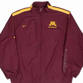 single layer Flexible Elbow Panels VINTAGE NIKE NCAA MINNESOTA GOLDEN GOPHERS WINDBREAKER JACKET 2000S XL