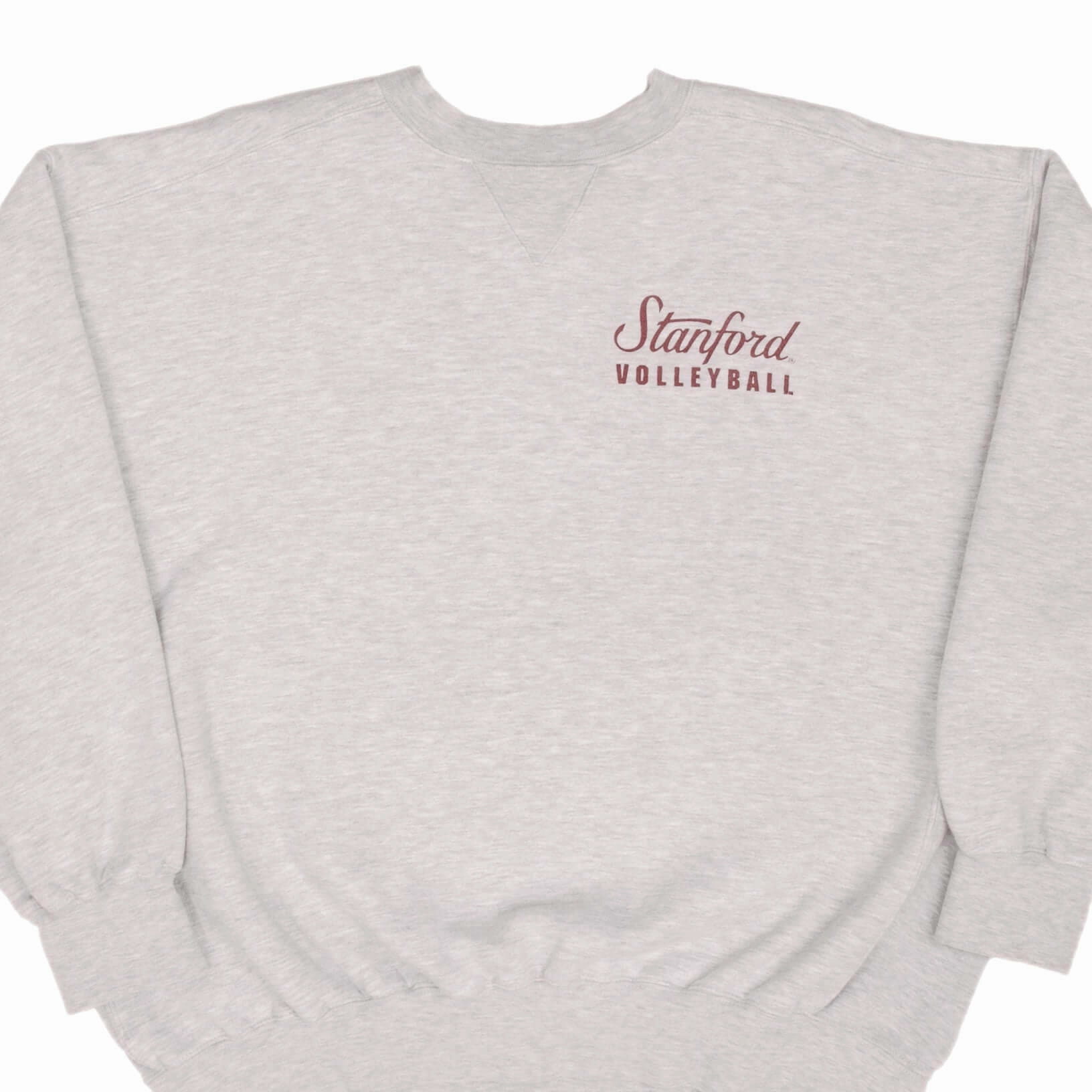 weekday wear VINTAGE NIKE NCAA STANFORD UNIVERSITY VOLLEYBALL GREY SWEATSHIRT 1990S SZE LARGE