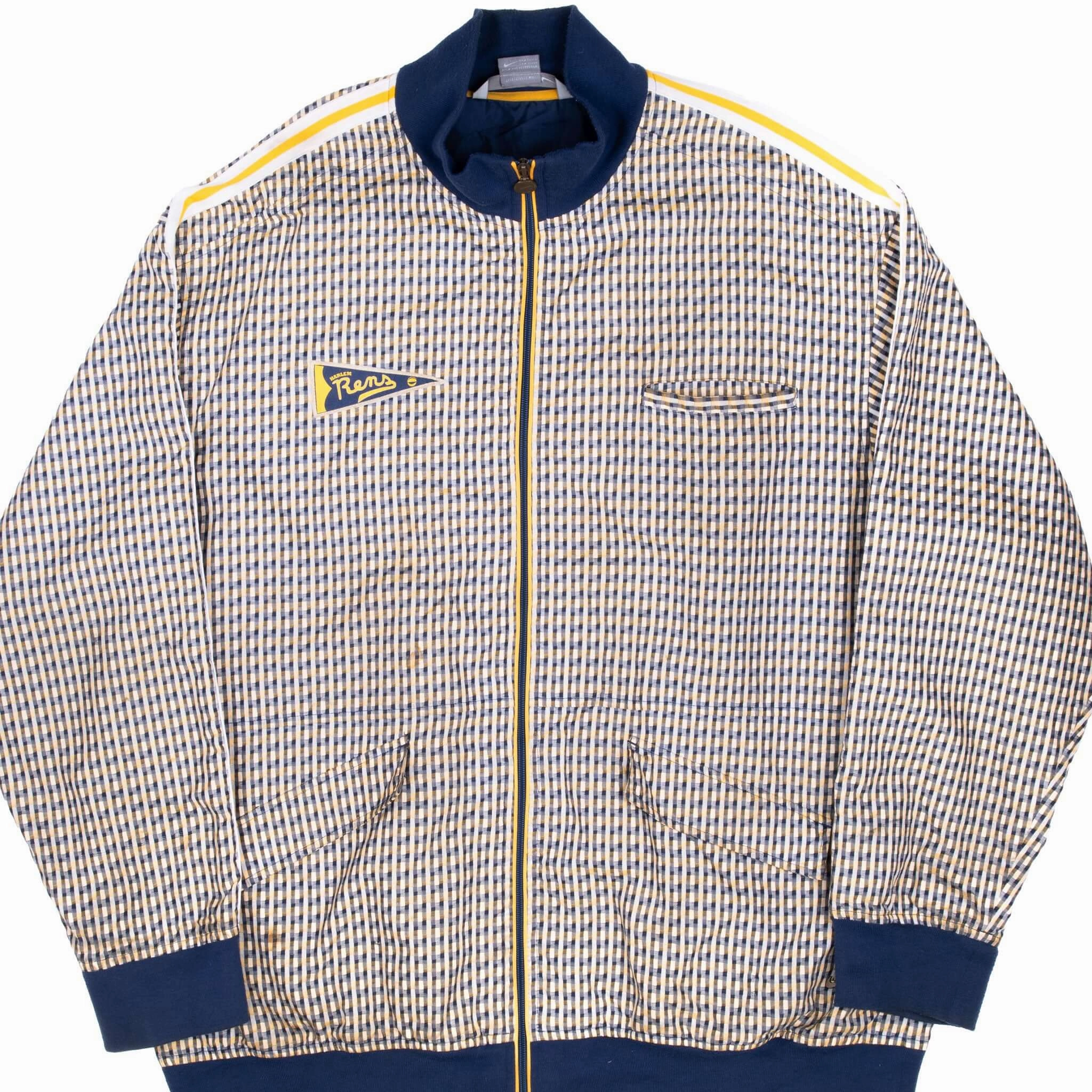 VINTAGE NIKE NY HARLEM RENS BASKETBALL WINDBREAKER JACKET 2000S XL Passport Bestseller