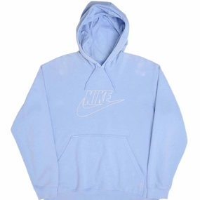 VINTAGE NIKE SPELLOUT SWOOSH BLUE HOODIE SWEATSHIRT 2000S SIZE XL Versatile Hoodie