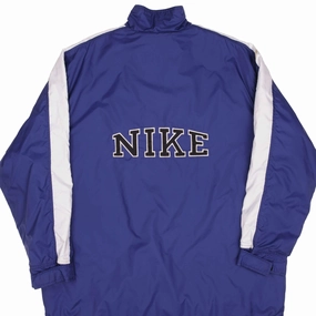 Bonnet Core Look VINTAGE NIKE SPELLOUT SWOOSH WINDBREAKER JACKET 1990S SIZE XL