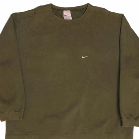 product after sales service product flannel coziness VINTAGE NIKE SWOOSH SWEATSHIRT 1990s SIZE 2XL MADE IN USA