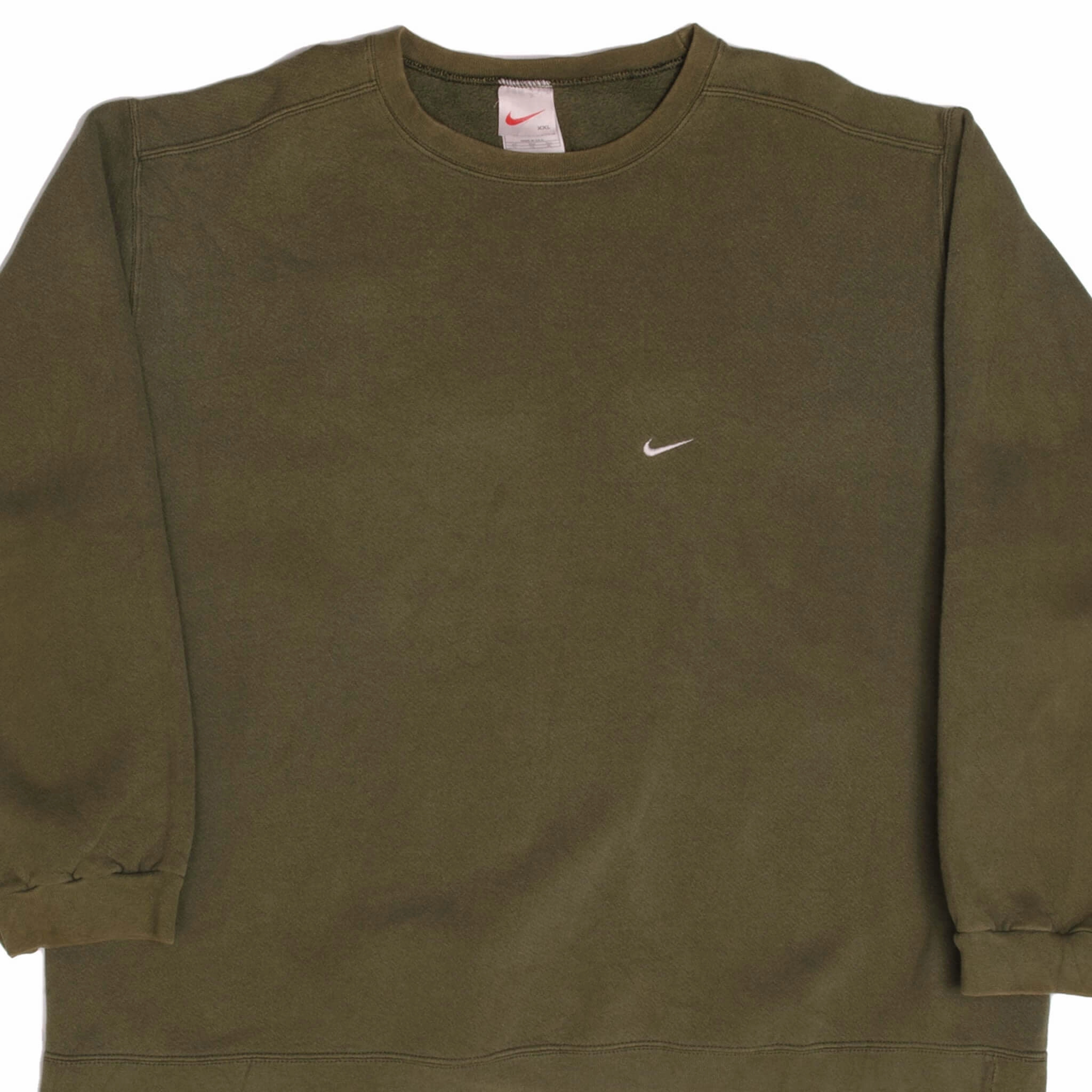 product after sales service product flannel coziness VINTAGE NIKE SWOOSH SWEATSHIRT 1990s SIZE 2XL MADE IN USA