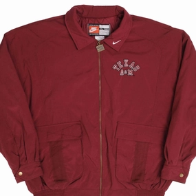 VINTAGE NIKE TEXAS A&M UNIVERSITY JACKET 1990S SIZE XL Sleek Fit