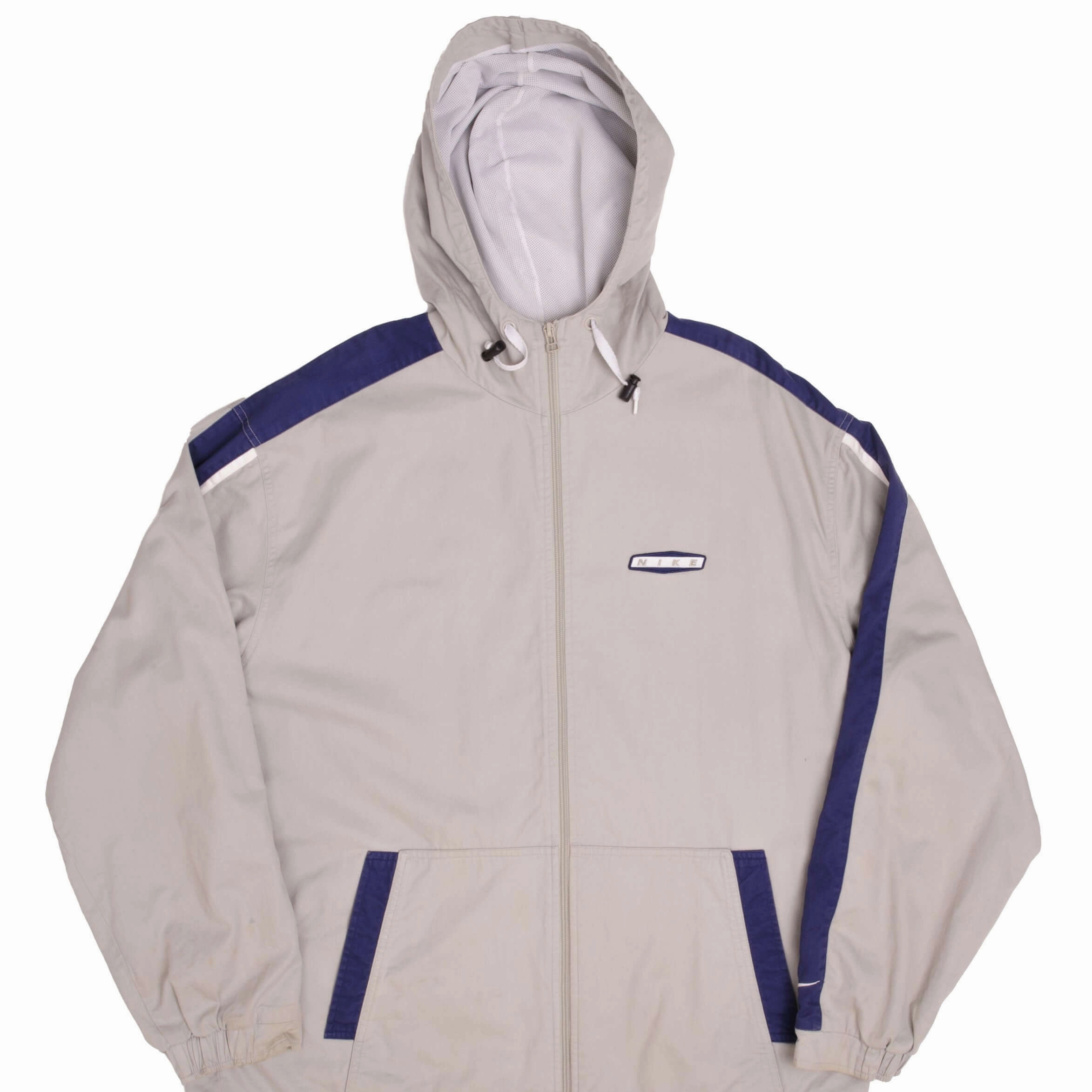 Friendship VINTAGE NIKE WINDBREAKER HOODED JACKET SIZE XL 1990S