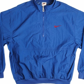 Insulated Jacket VINTAGE NIKE WINDBREAKER PULLOVER 1990s SIZE LARGE