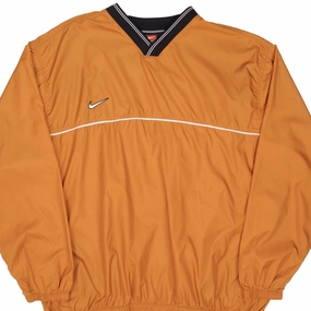 VINTAGE NIKE WINDBREAKER PULLOVER ORANGE JACKET 1990S SIZE XL theater performance