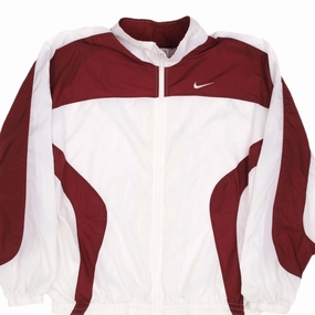 Account High-quality VINTAGE NIKE WINDBREAKER WHITE & RED JACKET SIZE XL 1990S
