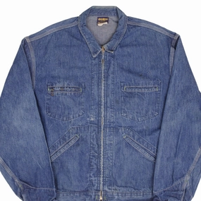 VINTAGE OSH KOSH B'GOSH SANFORIZED DENIM JACKET 1960S SIZE 48 MADE IN USA Compliment Proclaim
