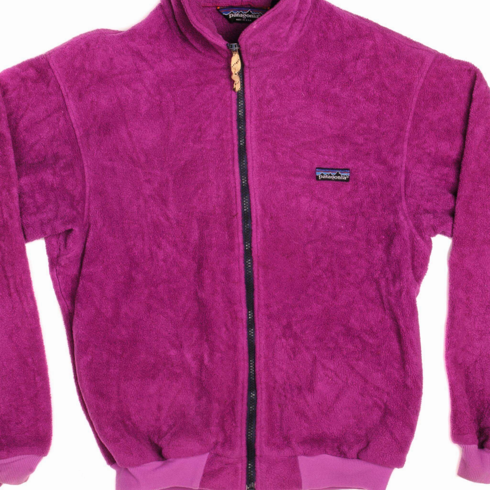 VINTAGE PATAGONIA FLEECE WOMEN JACKET SIZE 11/12 MADE IN USA suitable for beauty pageants