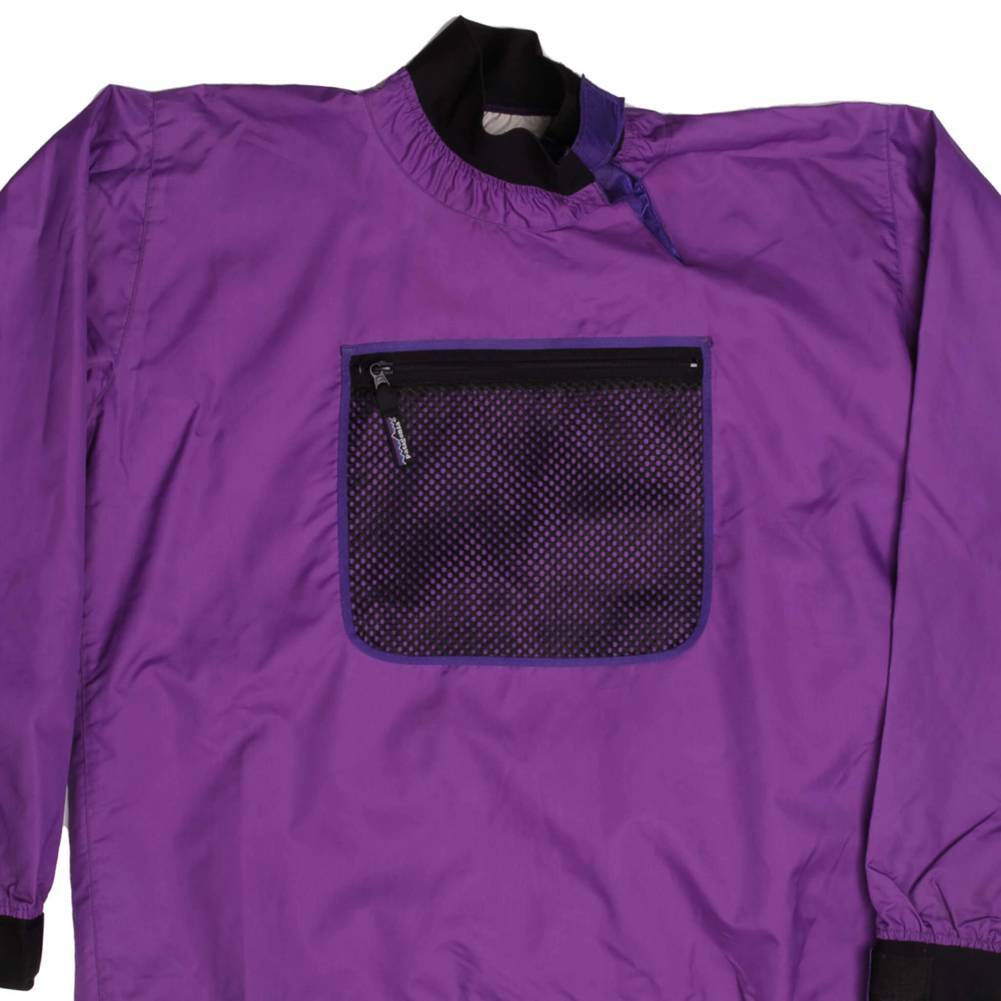 hypoallergenic material VINTAGE PATAGONIA KAYAK WATERPROOF PULLOVER JACKET SIZE LARGE 1990S