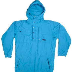 VINTAGE PATAGONIA WINDBREAKER JACKET WITH HOOD SIZE MEDIUM 1990s AbrasionResistant Edging