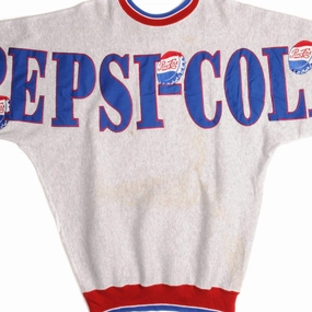 product eco friendliness level VINTAGE PEPSI COLA LEGENDS ATHLETICS SWEATSHIRT SIZE LARGE MADE IN USA