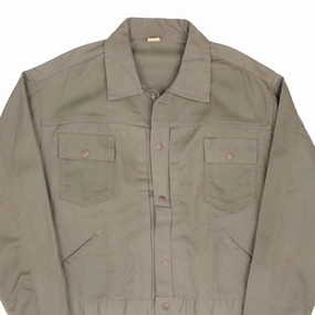 Option Allure VINTAGE PLEATED 1960s DENIM JACKET SIZE 46 DEADSTOCK