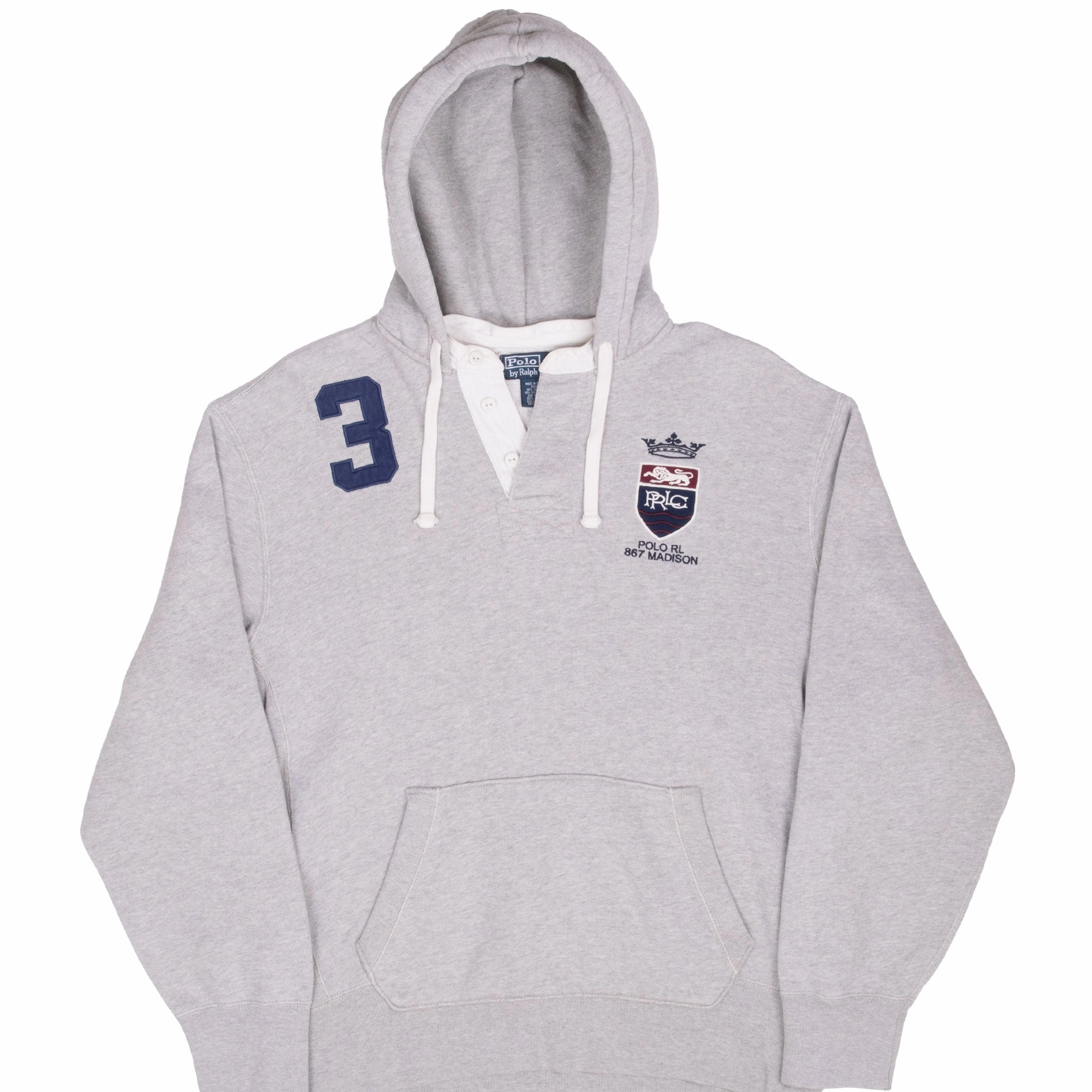 Graduation wear Versatile Comfort VINTAGE POLO RALPH LAUREN 867 MADISON HOODIE SWEATSHIRT LARGE 1990S