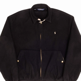 Opportunity VINTAGE POLO RALPH LAUREN FLEECE GOLF JACKET SIZE LARGE MADE IN USA