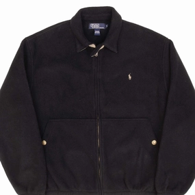Premium Protection VINTAGE POLO RALPH LAUREN FLEECE GOLF JACKET SIZE LARGE