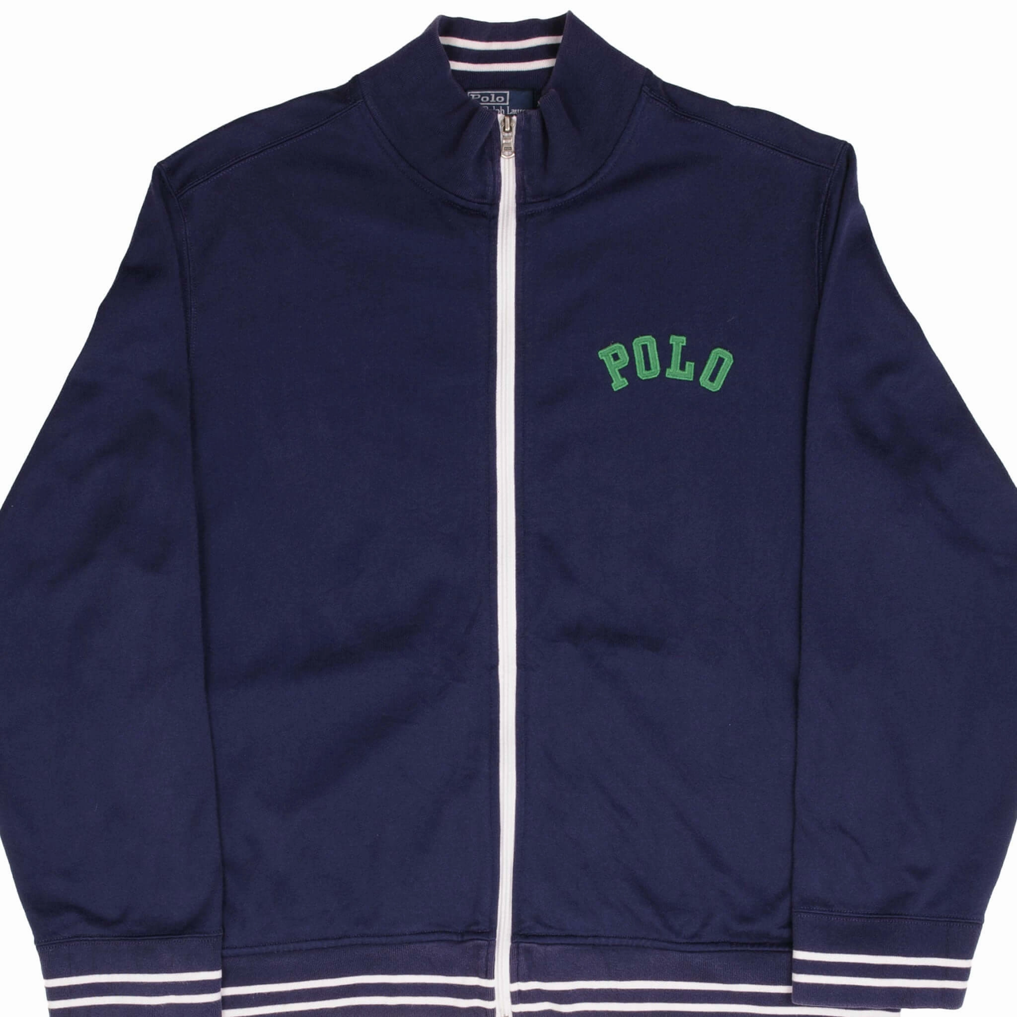 Fashion Top VINTAGE POLO RALPH LAUREN FULL ZIP BLUE CARDIGAN SWEATSHIRT 1990S SIZE 2XL