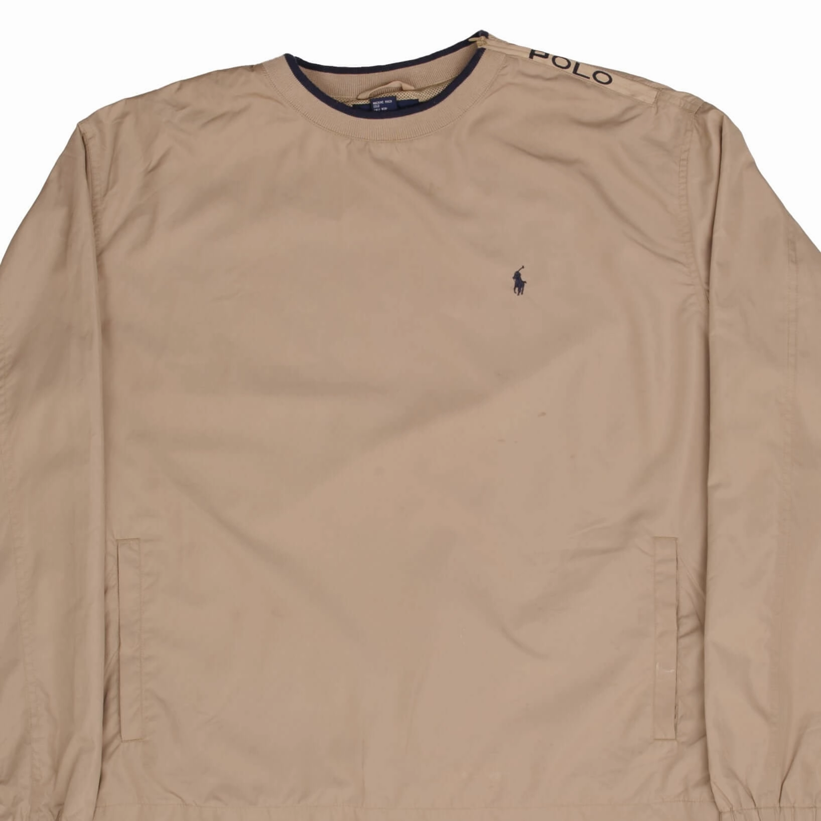 VINTAGE POLO RALPH LAUREN GOLF WINDBREAKER PULLOVER JACKET 1990S SIZE LARGE suitable for day wear Casual Smart