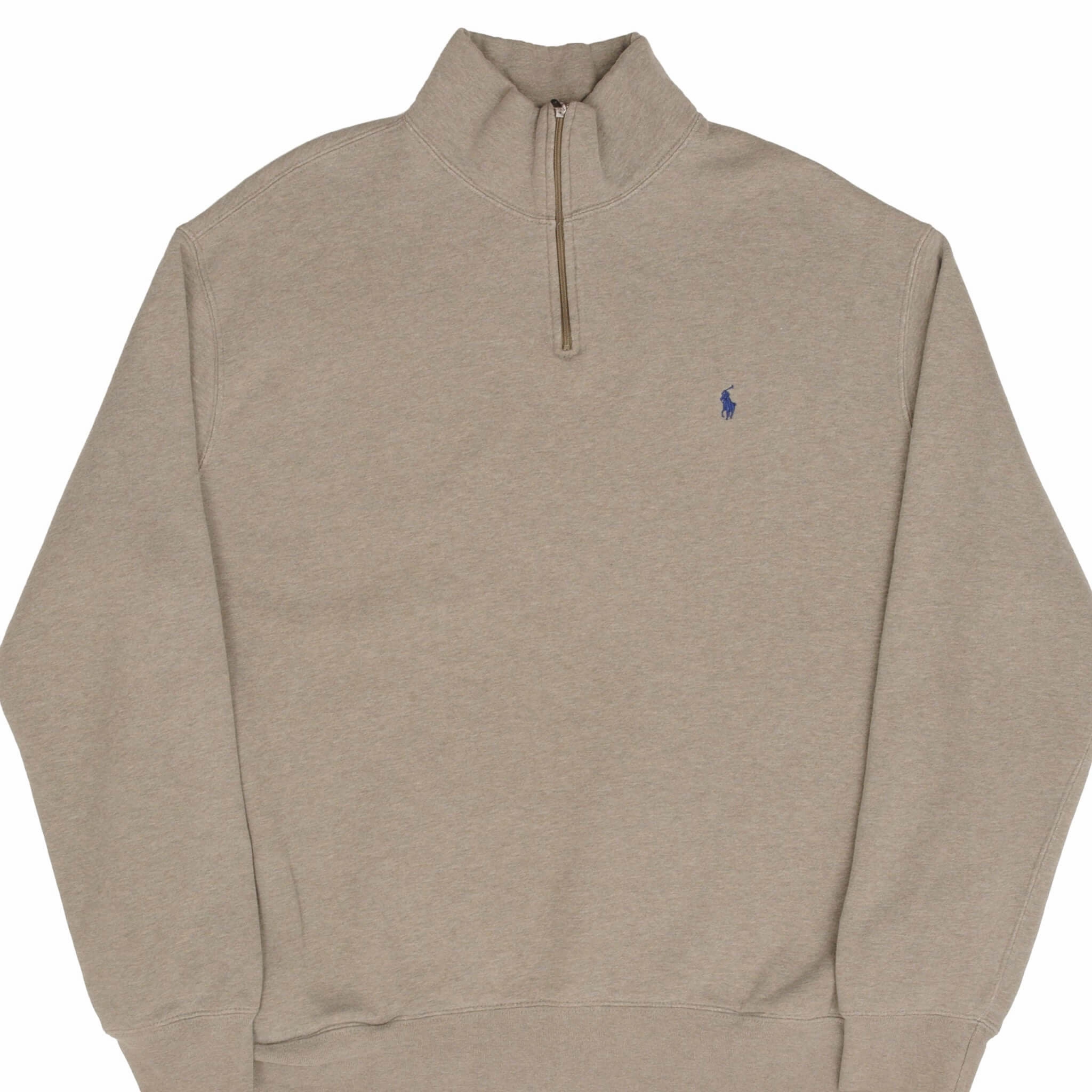 VINTAGE POLO RALPH LAUREN GREEN BEIGE QUARTER 1/4 ZIP SWEATER 1990S SIZE LARGE Unique selling points