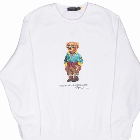 VINTAGE POLO RALPH LAUREN TEDDY BEAR SWEATSHIRT 2000S 2XL Weekend Active Urban Fashion