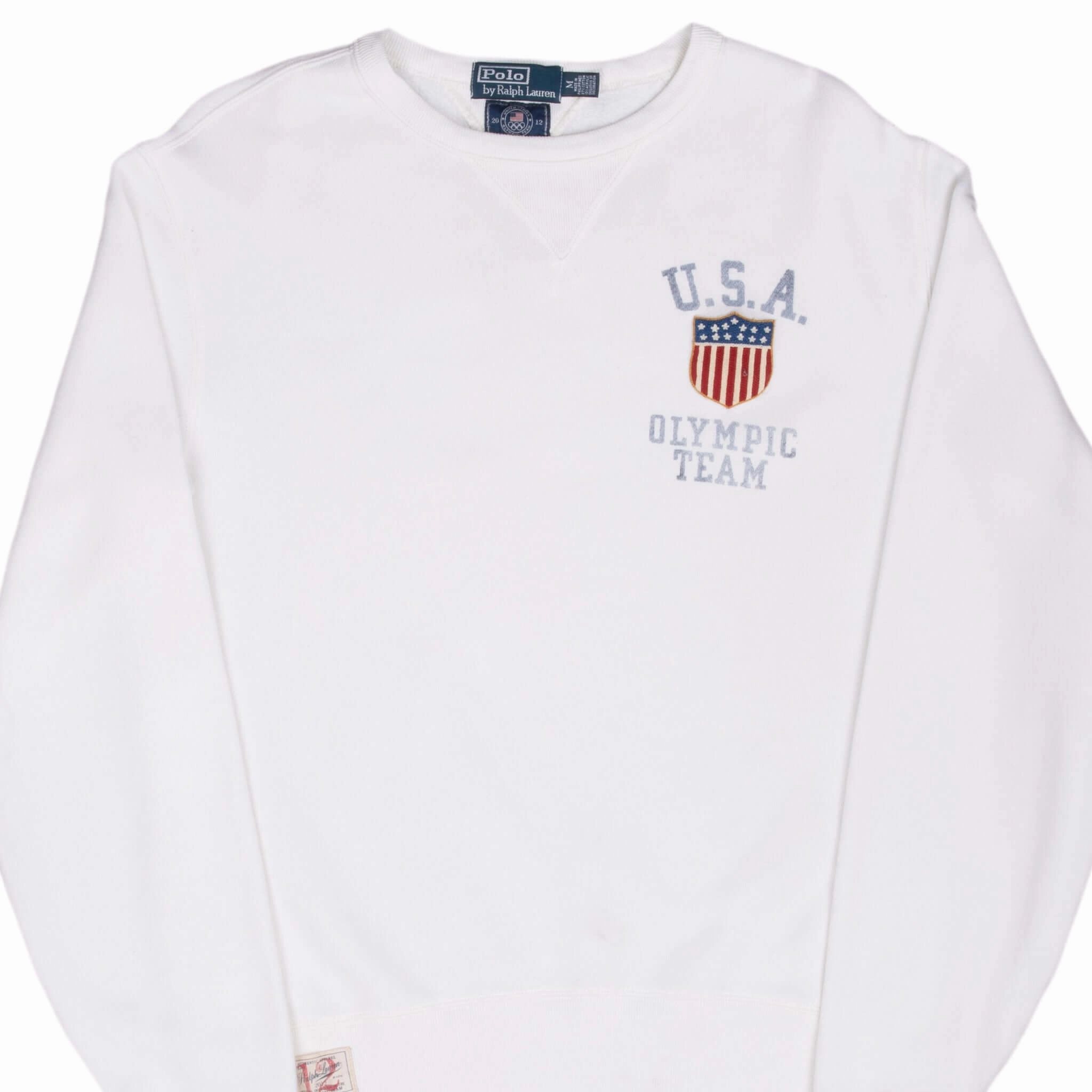 VINTAGE POLO RALPH LAUREN USA OLYMPIC TEAM SWEATSHIRT 2012 MEDIUM Indoor Wear