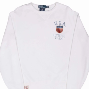 VINTAGE POLO RALPH LAUREN USA OLYMPIC TEAM SWEATSHIRT 2012 MEDIUM Indoor Wear