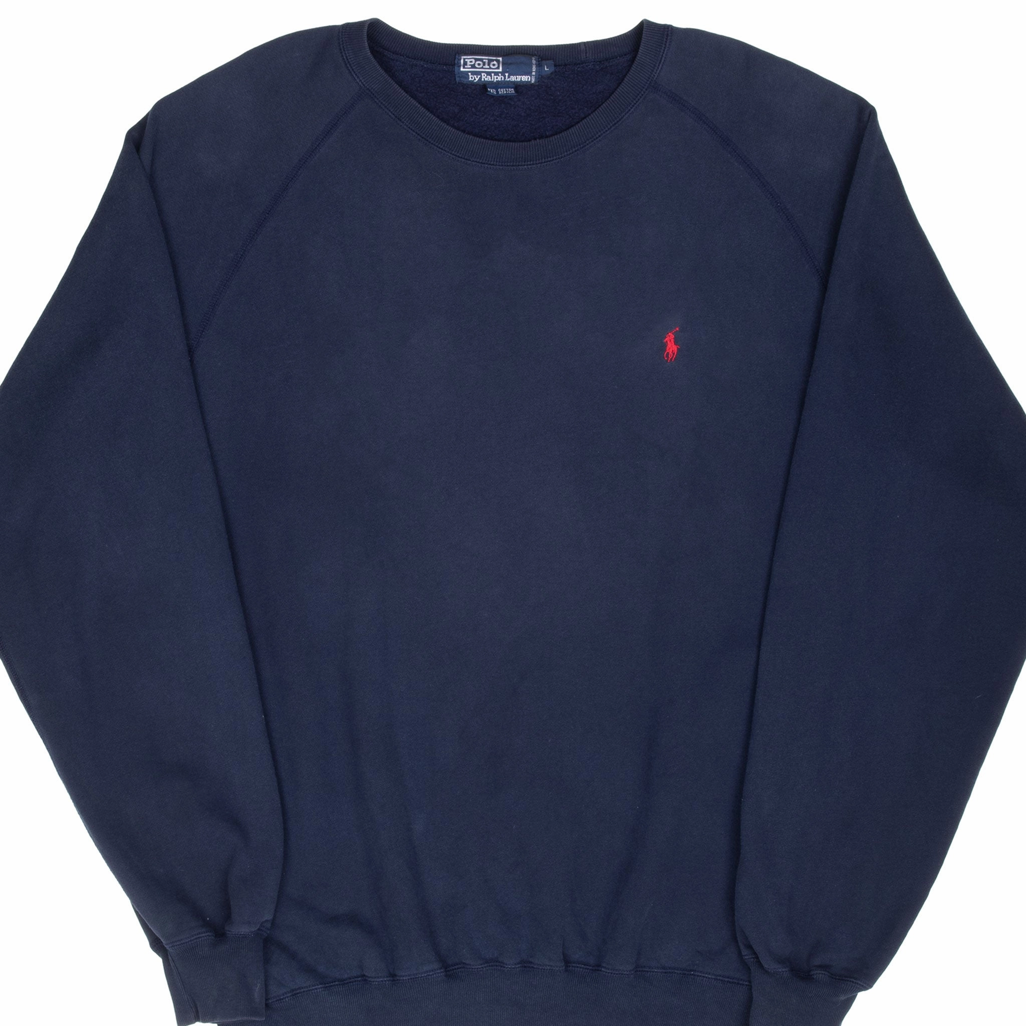 Popular Soft Texture VINTAGE RALPH LAUREN 1990S CLASSIC NAVY BLUE CREWNECK SWEATSHIRT LARGE