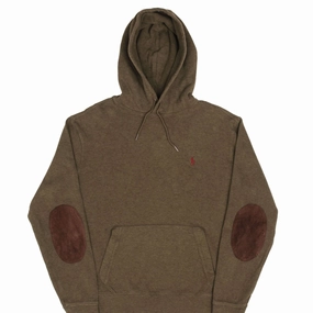 VINTAGE RALPH LAUREN CLASSIC GREEN HOODIE SWEATSHIRT 1990S SIZE MEDIUM product gift worthiness Chill Wearable