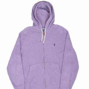 Cozy pieces product pearl elegance VINTAGE RALPH LAUREN FULL ZIP PURPLE SWEATER 1990S MEDIUM