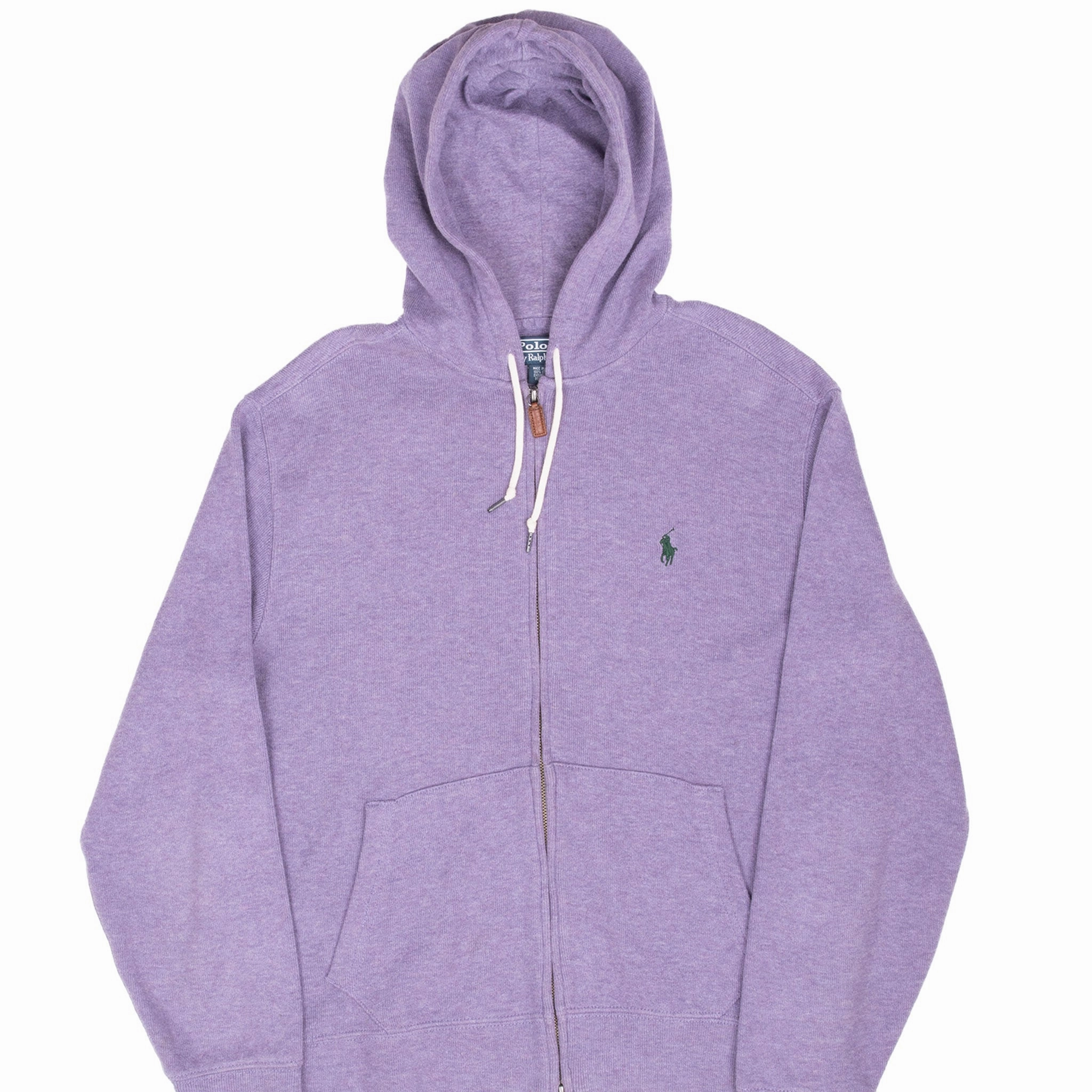 Cozy pieces product pearl elegance VINTAGE RALPH LAUREN FULL ZIP PURPLE SWEATER 1990S MEDIUM